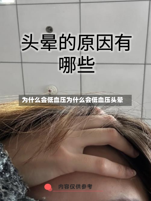 为什么会低血压为什么会低血压头晕