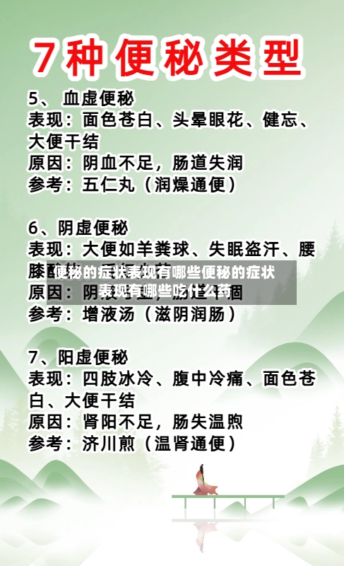 便秘的症状表现有哪些便秘的症状表现有哪些吃什么药