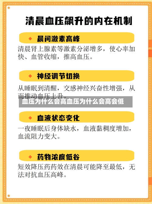 血压为什么会高血压为什么会高会低